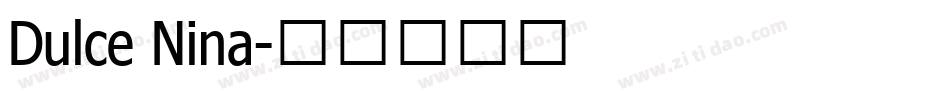 Dulce Nina字体转换